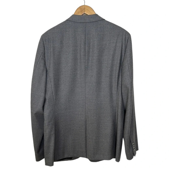 THEORY Virgin Wool Blazer Sport Coat Dilano M Delegation Gray Two Button, 42R - Picture 5 of 16